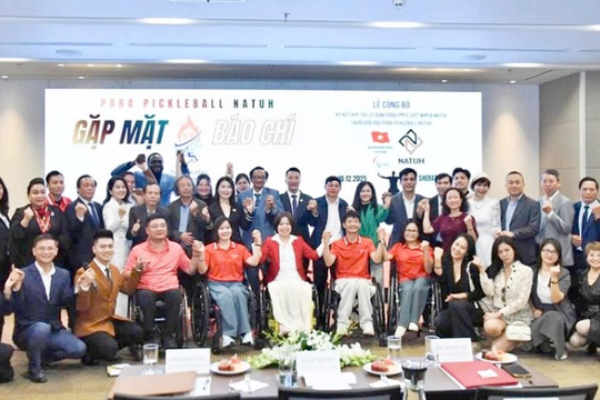 Thể thao hòa nhập - chuỗi giải Pickleball dành cho người khuyết tật