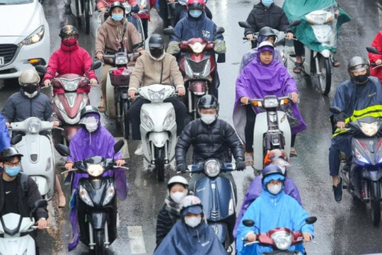 Dự báo thời tiết Hà Nội ngày 17/12/2025: Trời rét, có mưa rải rác