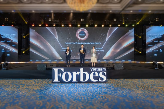 GELEX trở lại ấn tượng trong TOP 50 Công ty Niêm yết tốt nhất Việt Nam