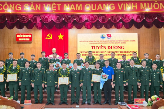 Bộ đội Biên phòng thành phố Hồ Chí Minh tuyên dương “Gương mặt trẻ tiêu biểu”, “Gương mặt trẻ triển vọng” năm 2025