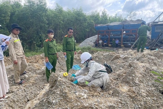 Phát hiện doanh nghiệp đổ hơn 700 tấn chất thải trái phép ra môi trường