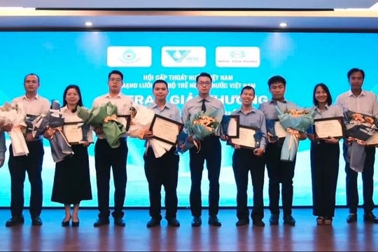 Vinh danh cán bộ trẻ ngành Nước Việt Nam tiêu biểu năm 2025