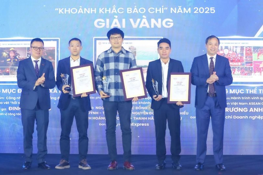 Vinh danh 50 tác phẩm xuất sắc tại Lễ trao giải ảnh "Khoảnh khắc Báo chí" 2025