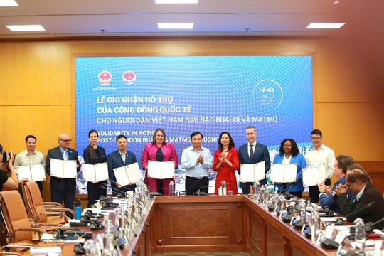 Hơn 23,8 triệu USD nguồn lực quốc tế được huy động ứng phó thiên tai ở Việt Nam