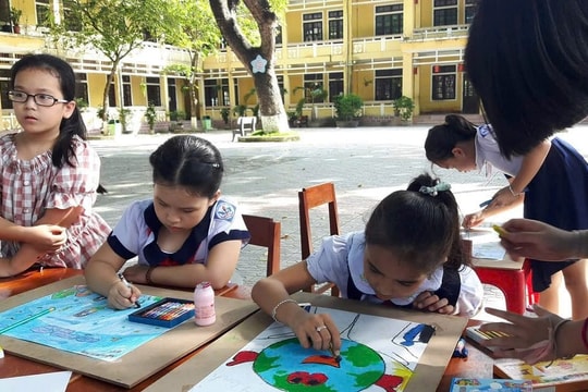 “Sân trường mơ ước” - Hành trình lan tỏa của những bức tranh xanh