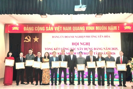 Đảng bộ Doanh nghiệp phường Yên Hòa quyết tâm hoàn thành nhiệm vụ năm 2026