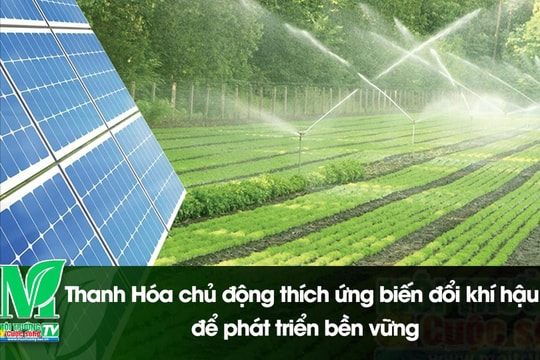 [VIDEO] Thanh Hóa chủ động thích ứng biến đổi khí hậu để phát triển bền vững