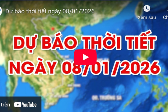 Dự báo thời tiết ngày 08/01/2026: Trời rét đậm, nhiệt độ thấp nhất 8 độ C