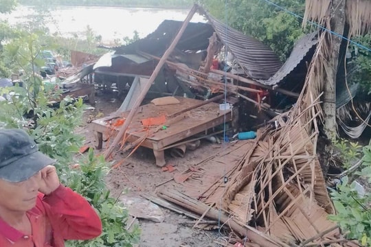 Đồng Tháp: Hơn 900 căn nhà bị thiên tai tàn phá trong năm 2025