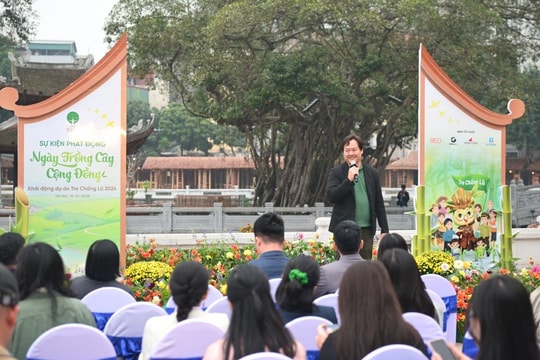 Ngày trồng cây cộng đồng 2026: Chung tay khởi động đề án “Tre chống lũ” tại Nghệ An