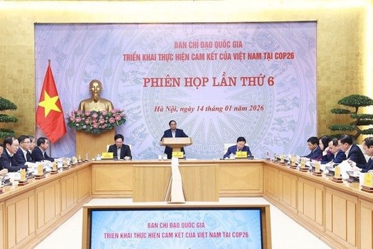 Thủ tướng Phạm Minh Chính chủ trì Phiên họp thứ Sáu của Ban Chỉ đạo COP26