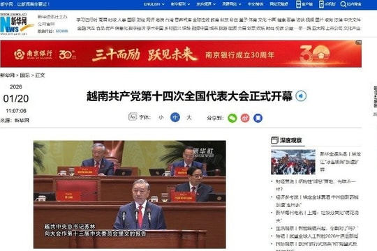 Truyền thông Trung Quốc đồng loạt đưa tin về Đại hội XIV của Đảng Cộng sản Việt Nam