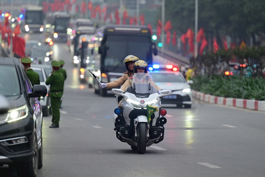 Hà Nội điều chỉnh phân luồng giao thông phục vụ Đại hội Đảng từ đêm 20/1
