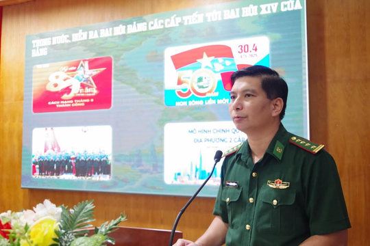 Ban Chỉ huy Bộ đội Biên phòng TPHCM tổ chức sinh hoạt chính trị quán triệt nhiệm vụ công tác biên phòng năm 2026