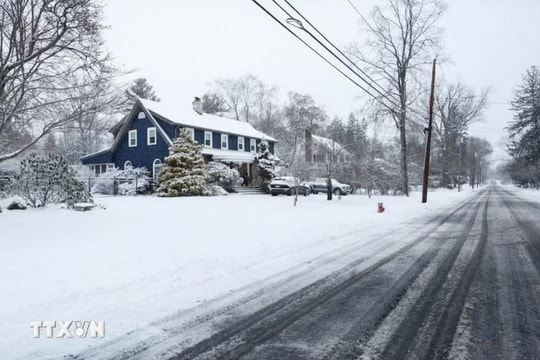 Hơn 175 triệu người Mỹ đối mặt bão mùa Đông diện rộng kèm giá lạnh khắc nghiệt