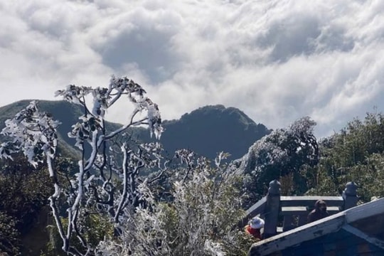 Không khí lạnh tăng cường, Mẫu Sơn chạm ngưỡng 1 độ C