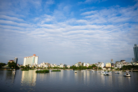 Sáng 23/1, chất lượng không khí Hà Nội ở mức tốt