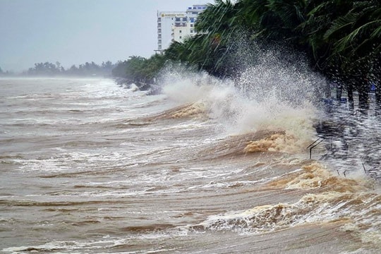 Gió mùa đông bắc mạnh, nhiều vùng biển động, tàu thuyền đề phòng sóng cao đến 4m
