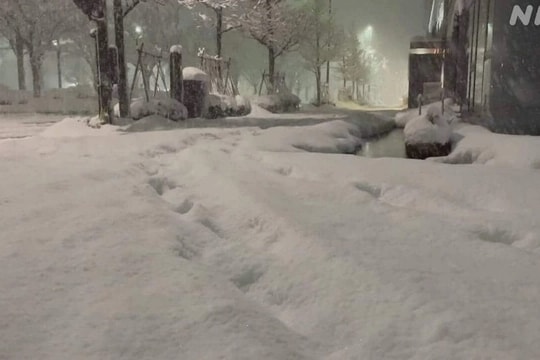 Mùa đông lịch sử: Nhật Bản oằn mình trước những đợt tuyết dày kỷ lục