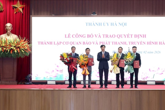 Chính thức thành lập cơ quan Báo và phát thanh, truyền hình Hà Nội