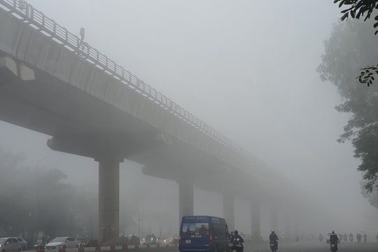 Hà Nội ô ոhiễm không khí ở mức xấu