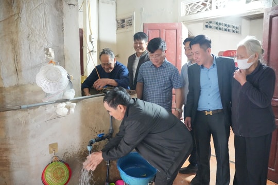 Hà Tĩnh chủ động đảm bảo cấp nước sinh hoạt cho người dân dịp Tết Nguyên đán