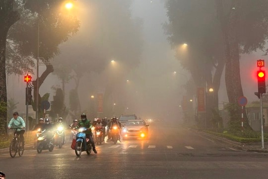 Miền Bắc rét ẩm kéo dài, Hà Nội nhiều sương mù và mưa phùn trước Tết