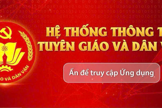 Ứng dụng Tuyên giáo và Dân vận kết nối thông tin chính thống trên không gian số