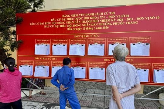 TP.HCM tổ chức bầu cử sớm tại 4 khu vực từ ngày 26/2