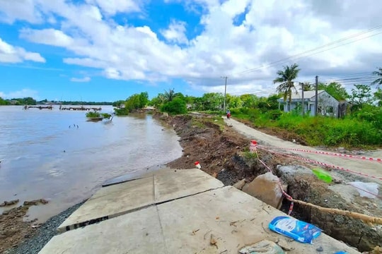 TP. HCM chủ động nhiều giải pháp tổng thể phòng, chống sạt lở bờ sông, bờ biển