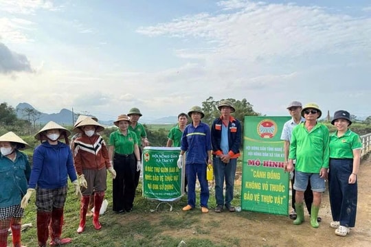 Nghệ An: Nông dân xã Tân Kỳ chung tay giữ đồng ruộng sạch, đường làng thêm xanh