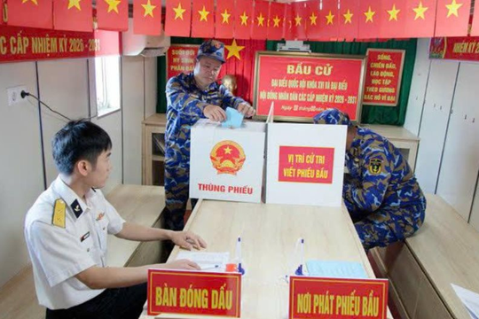 Lá phiếu niềm tin, khẳng định chủ quyền Tổ quốc