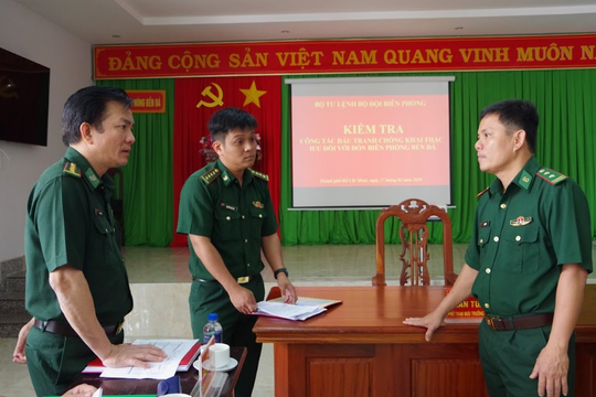 Bộ Tư lệnh BĐBP kiểm tra công tác đấu tranh phòng chống khai thác IUU
