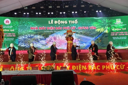 Hưng Yên khởi công nhà máy điện rác 4.000 tỷ đồng tại Phù Cừ