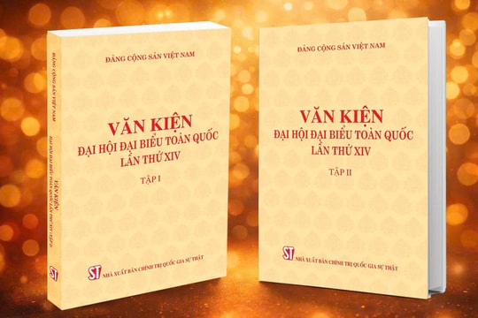 Ra mắt bộ sách Văn kiện Đại hội XIV-Tạo bước đột phá tư duy và hành động trong kỷ nguyên mới
