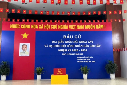 TP. Hà Nội: Phường Lĩnh Nam sẵn sàng cho ngày hội toàn dân đi bầu cử