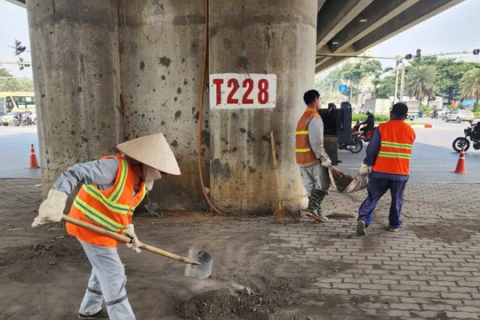 Hà Nội ra quân tổng vệ sinh hệ thống giao thông phục vụ bầu cử