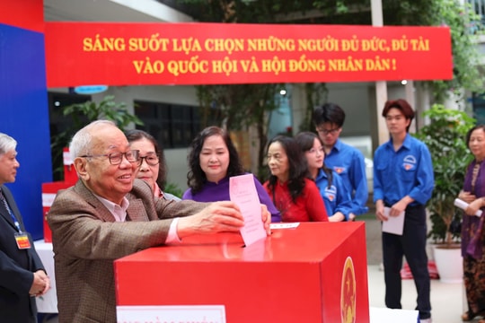 Đến 17h30, hơn 94% cử tri cả nước đã tham gia bỏ phiếu