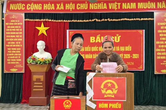 Nghệ An: Tỷ lệ cử tri đi bầu đạt 99,76% vào lúc 19h ngày 15/3/2026