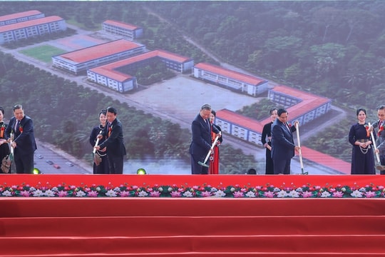 Sáng nay, khởi công đồng loạt 121 trường nội trú liên cấp nội trú vùng biên giới