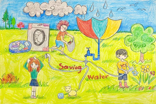 Vinh danh 120 bức tranh lan tỏa ý thức tiết kiệm và bảo vệ nước