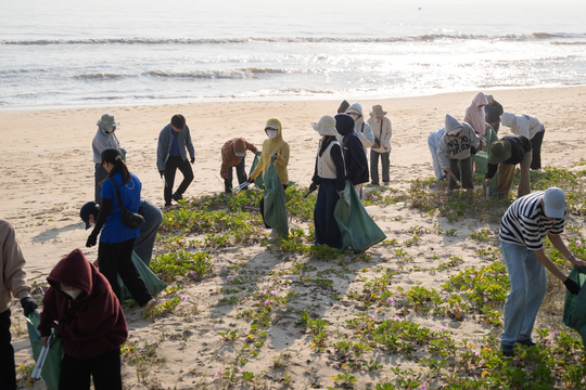 Hưởng ứng Ngày Quốc tế Không rác: Hơn 160 người tham gia dọn dẹp bãi biển