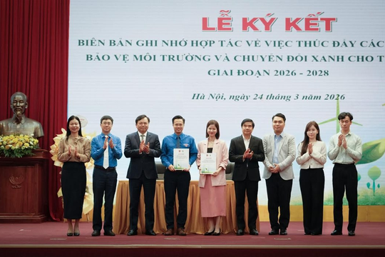 Quỹ Vì tương lai xanh cùng Đoàn Thanh niên Bộ Nông nghiệp & Môi trường chung tay thúc đẩy sáng kiến xanh
