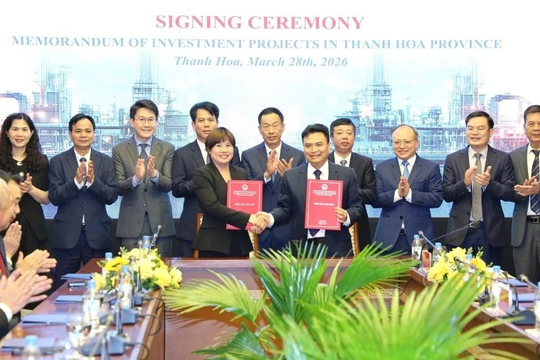 Ký kết ghi nhớ đầu tư 14 dự án tại Thanh Hóa với tổng vốn gần 73.000 tỷ đồng