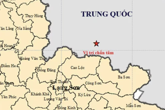 Động đất 3,1 độ tại Quảng Tây (Trung Quốc), người dân Lạng Sơn cảm nhận rung chấn