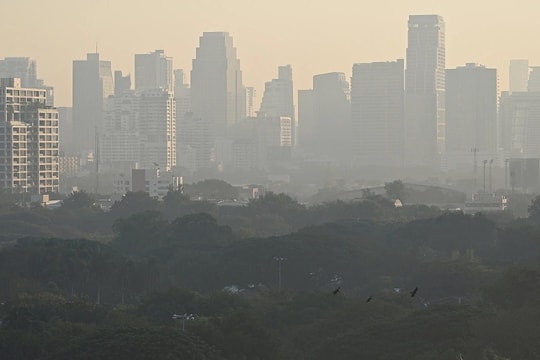 Miền Bắc Thái Lan chìm trong khói bụi, PM2.5 tăng kỷ lục