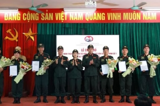 Thành lập Chi bộ Đảng Đơn vị Cảnh sát gìn giữ hòa bình Liên hợp quốc số 1 Bộ Công an