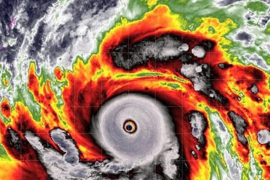 Xuất hiện siêu bão mạnh nhất thế giới đầu năm 2026