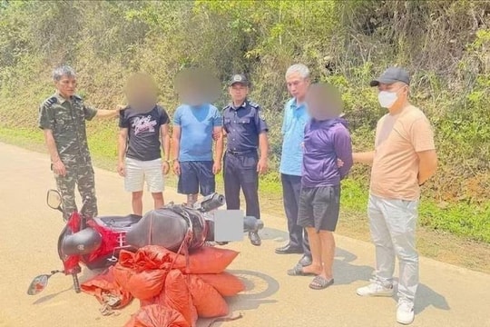 Thu giữ 6 bao tải chứa hơn 59kg vảy nghi tê tê tại Cao Bằng