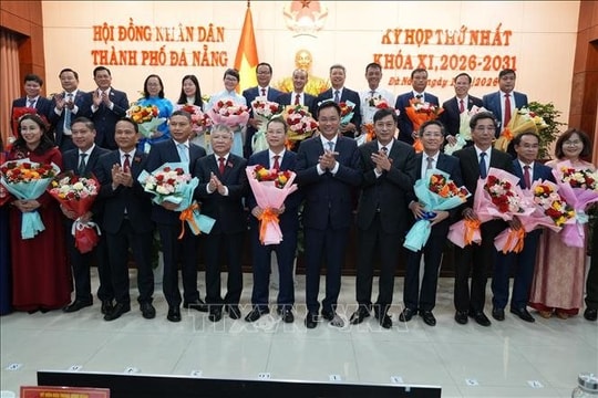 Phê chuẩn kết quả bầu Chủ tịch, Phó chủ tịch UBND thành phố Đà Nẵng nhiệm kỳ 2026-2031